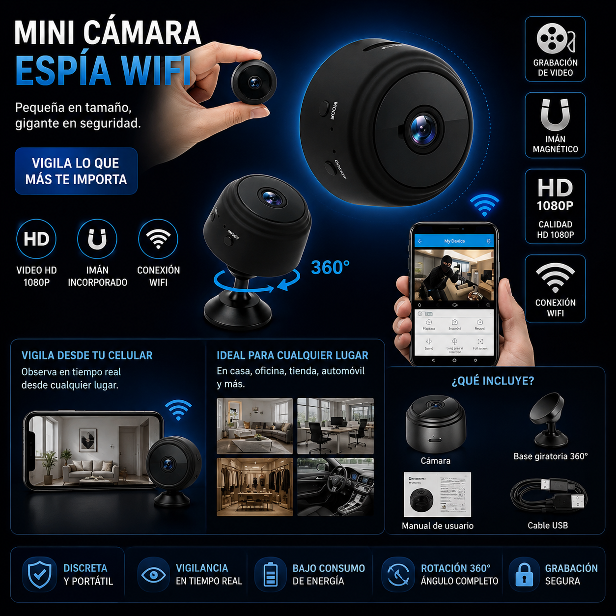 camara espia wifi a9